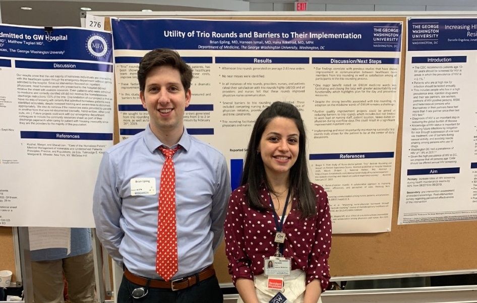 GW residents presenting research at Research Day
